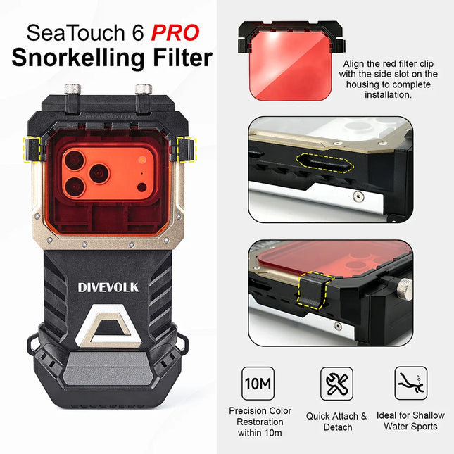 Snorkel Red Filter for SeaTouch 6