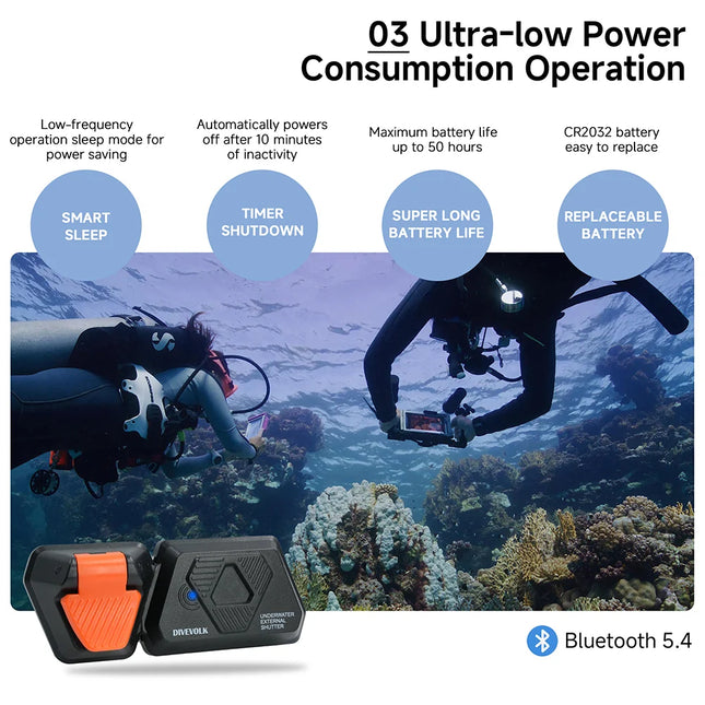Underwater External Shutter for both 4 Max and 6 Pro