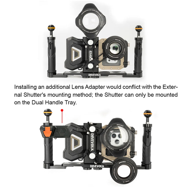 Expansion Clamp with 67mm Lens Adapter for SeaTouch 6 Pro