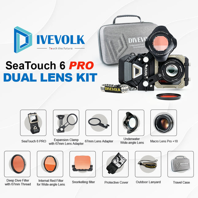 SeaTouch 6 Pro Dual Lens Kit