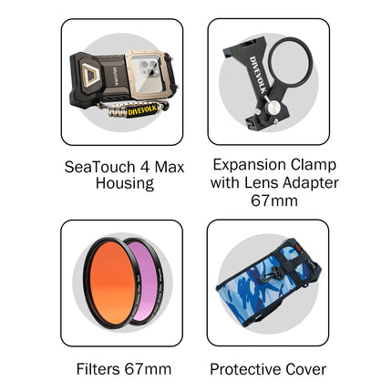 DIVEVOLK SeaTouch 4 Max Plus Filters Kit