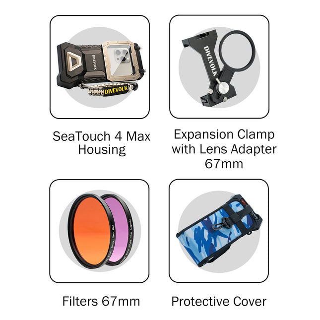 DIVEVOLK SeaTouch 4 Max Plus Filters Kit