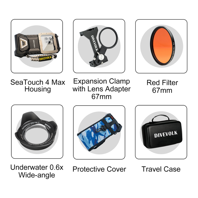 DIVEVOLK SeaTouch 4 Max Plus Ocean Kit