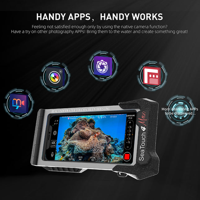 DIVEVOLK SeaTouch 4 Max Plus (Dynamic Black)