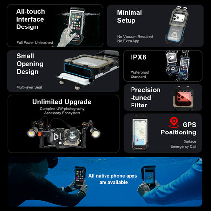 SeaTouch 6 Pro Creator Kit + SL50 underwater video light