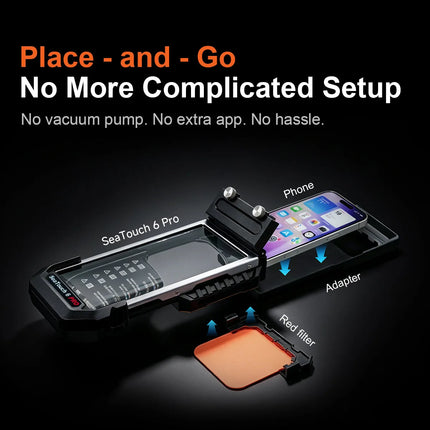 SeaTouch 6 Pro Underwater Smarphone Housing-Black