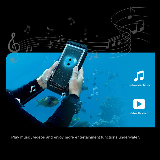 SeaTouch 6 Pro Underwater Smarphone Housing-Black